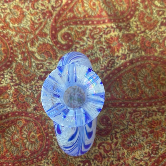 Glass Act Studios Art Vintage Glass Act Studio Iridescent Blue